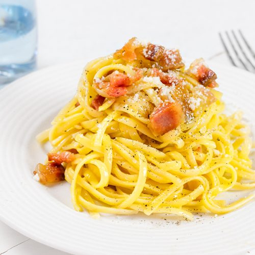 Authentic Pasta Carbonara Recipe Micaelas Kitchen 0148