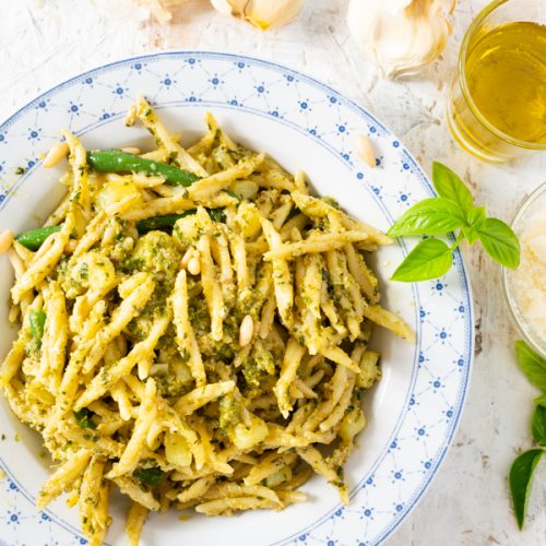 Trofie with Pesto Genovese