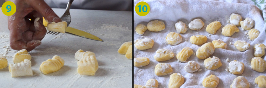 How to make potato gnocchi with a fork