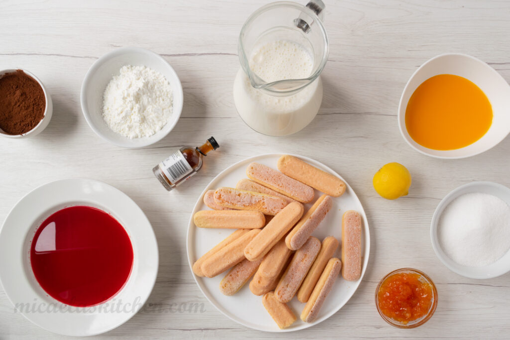 Zuppa Inglese ingredients