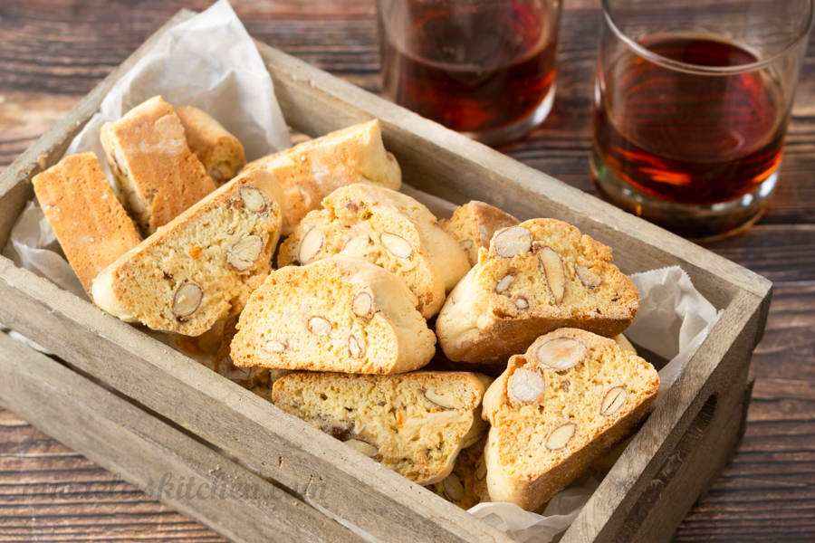 Cantucci served with Vin Santo wine