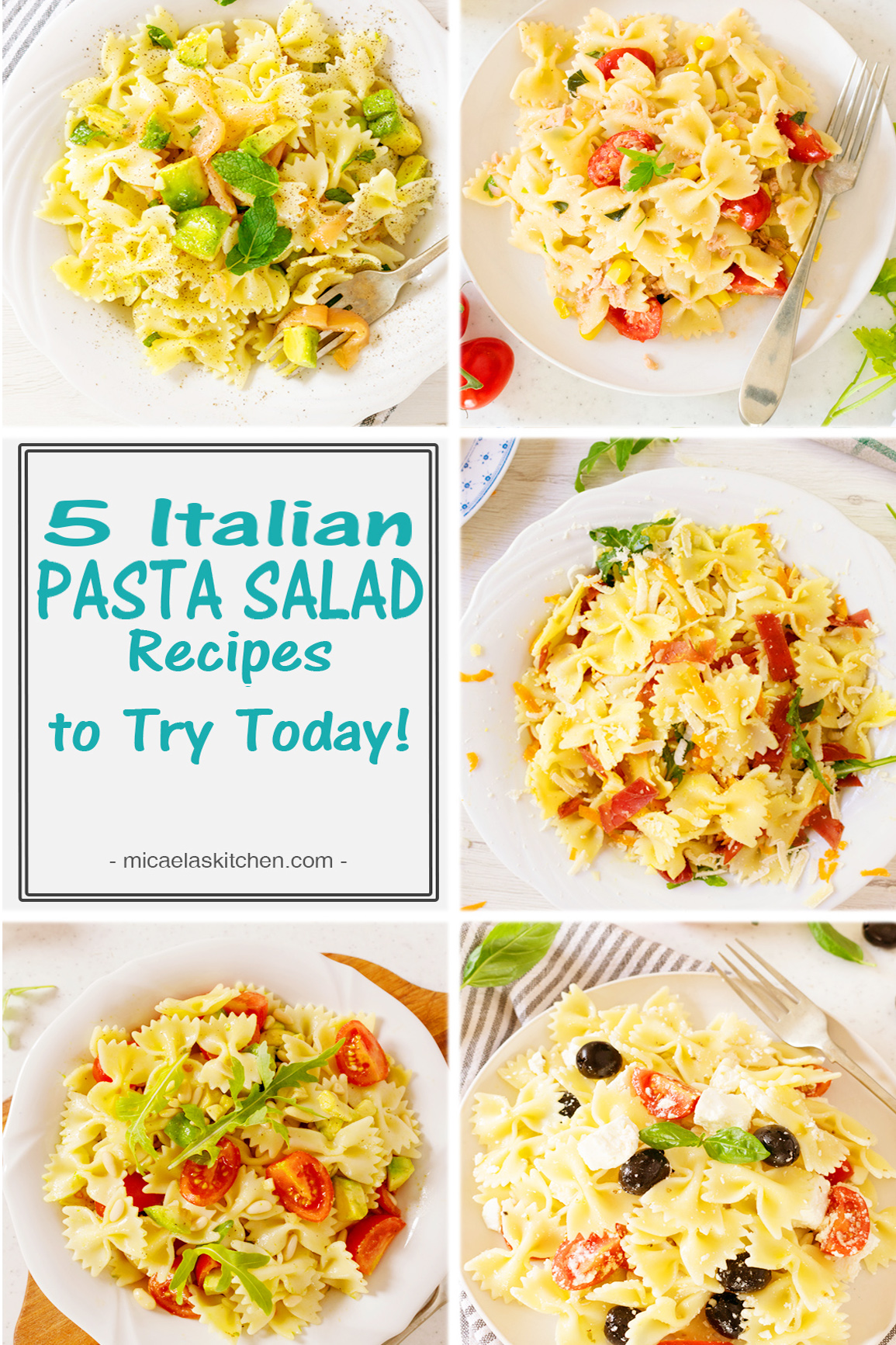 5 Italian Pasta Salad Recipes