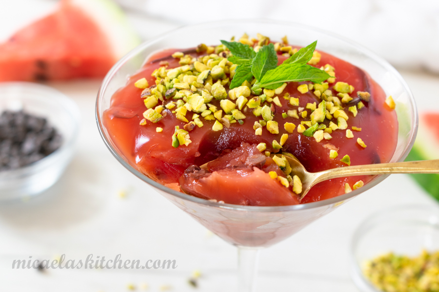 Sicilian Watermelon Pudding 