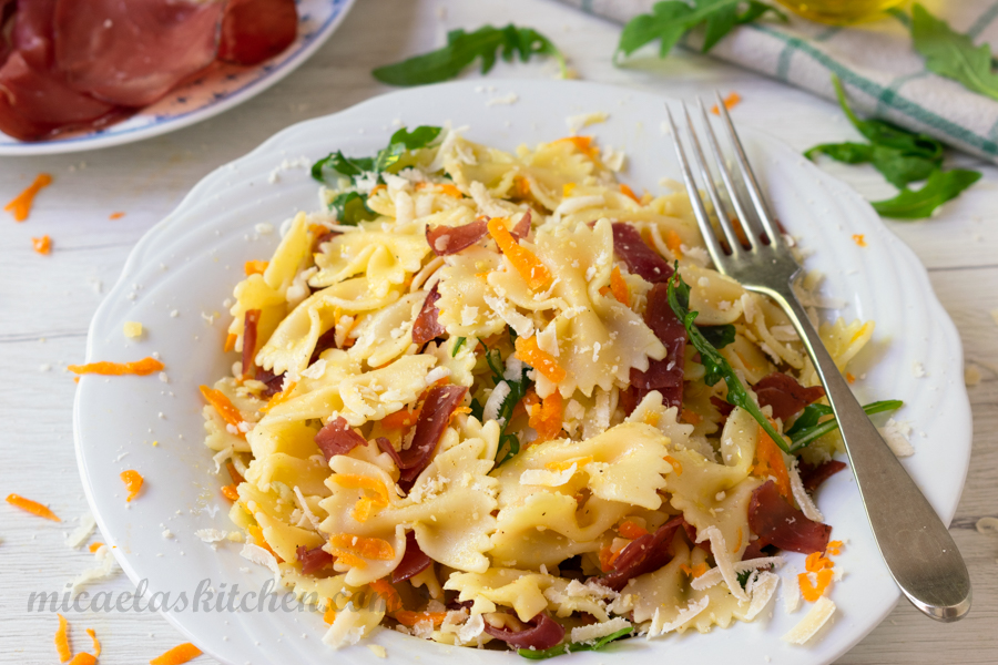 Bresaola & Parmesan Pasta Salad Ingredients