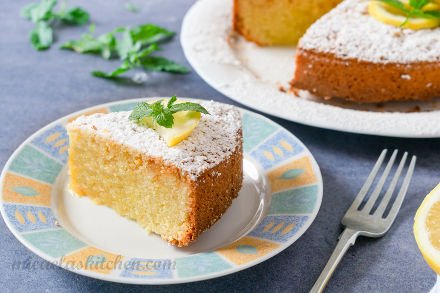 Lemon Caprese cake