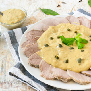 Easy Vitello Tonnato Recipe - Cold Veal With Tuna Sauce