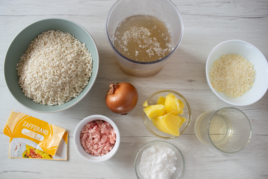 Risotto alla Milanese ingredients