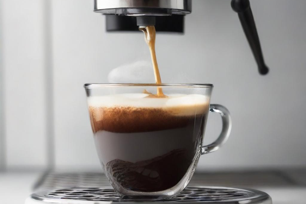 Making Italian Coffee with a Coffee Machine