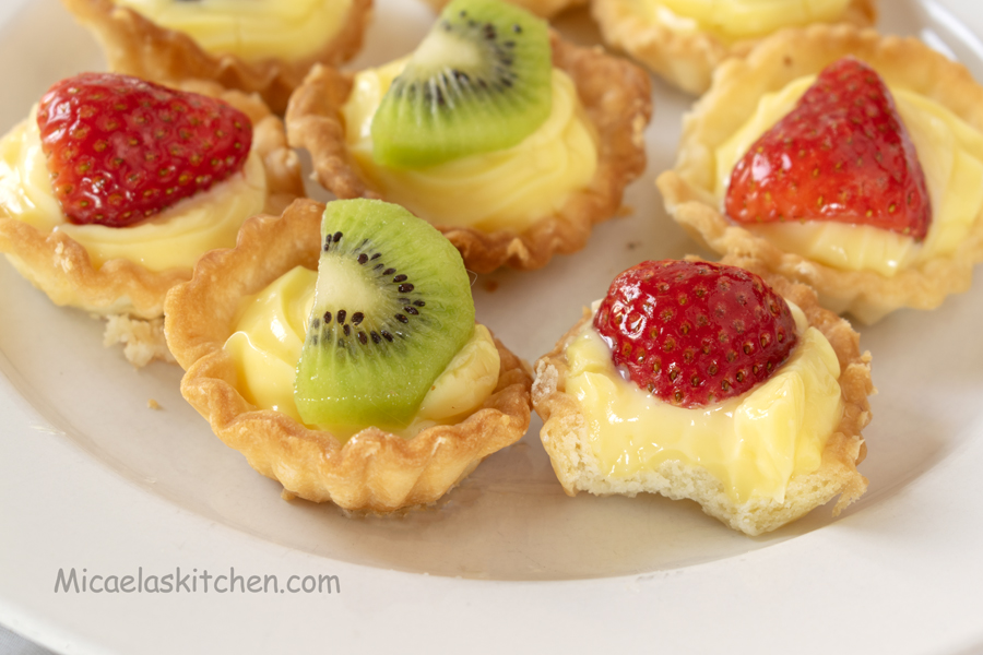 Quick And Easy Italian Mini Fruit Tart Recipe | Micaela's Kitchen