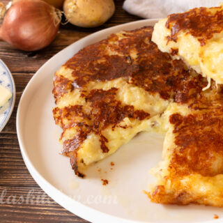 cheesy Italian potato cake