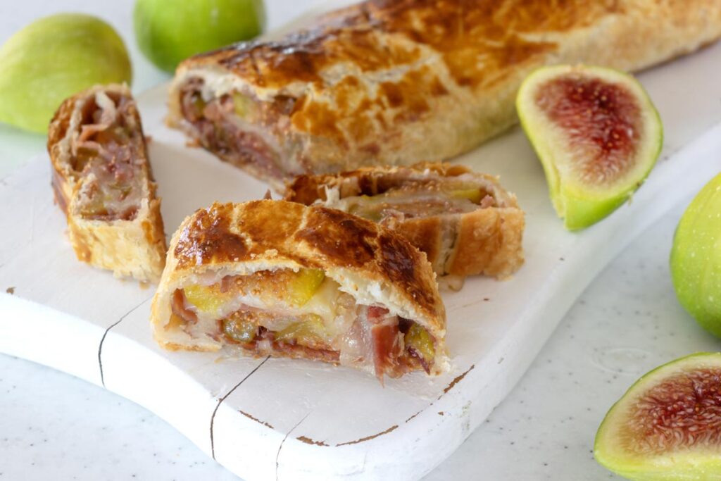 A Quick Fig Appetizer: Ham and Fig Strudel