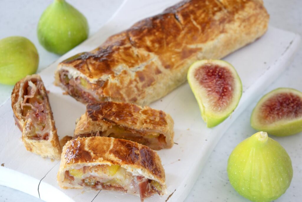 A Quick Fig Appetizer: Ham and Fig Strudel