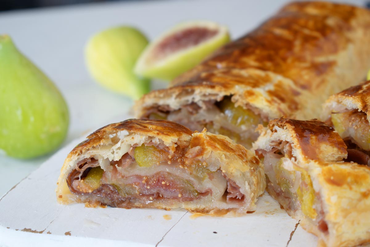 A Quick Fig Appetizer: Ham and Fig Strudel