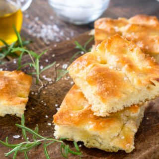 Authentic Genoese Focaccia Flatbread