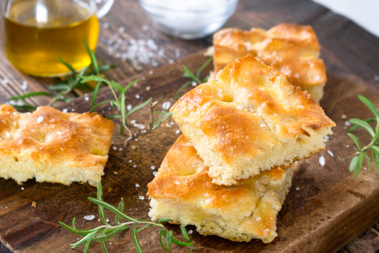 Authentic Genoese Focaccia Flatbread