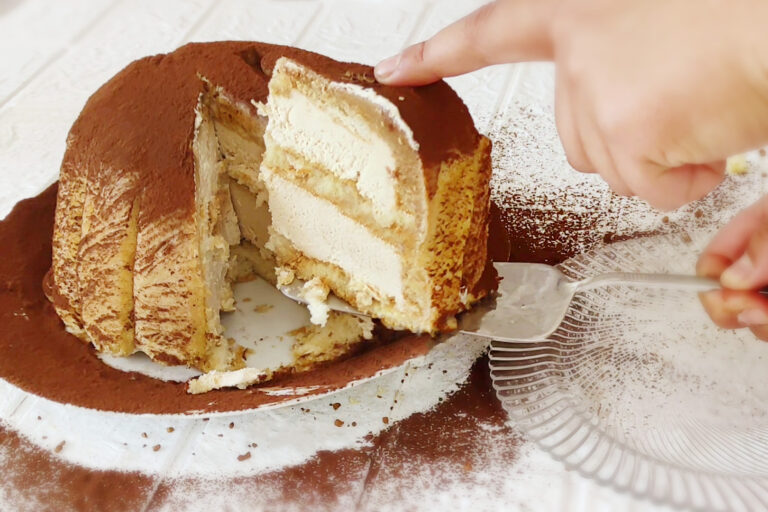 Tiramisu Zuccotto Cake