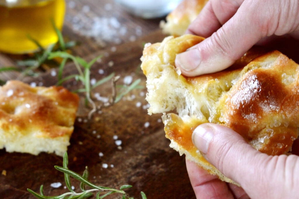 Authentic Genoese Focaccia Flatbread