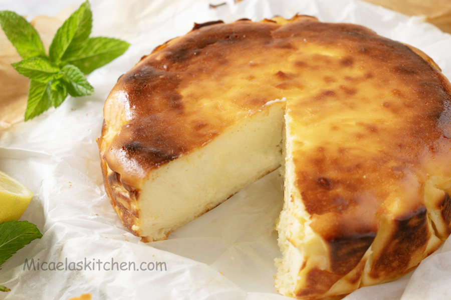 Italian lemon ricotta cake