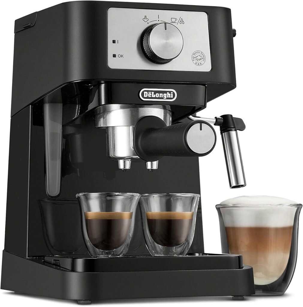 Italian De Longhi Espresso Machine. Read more on Amazon