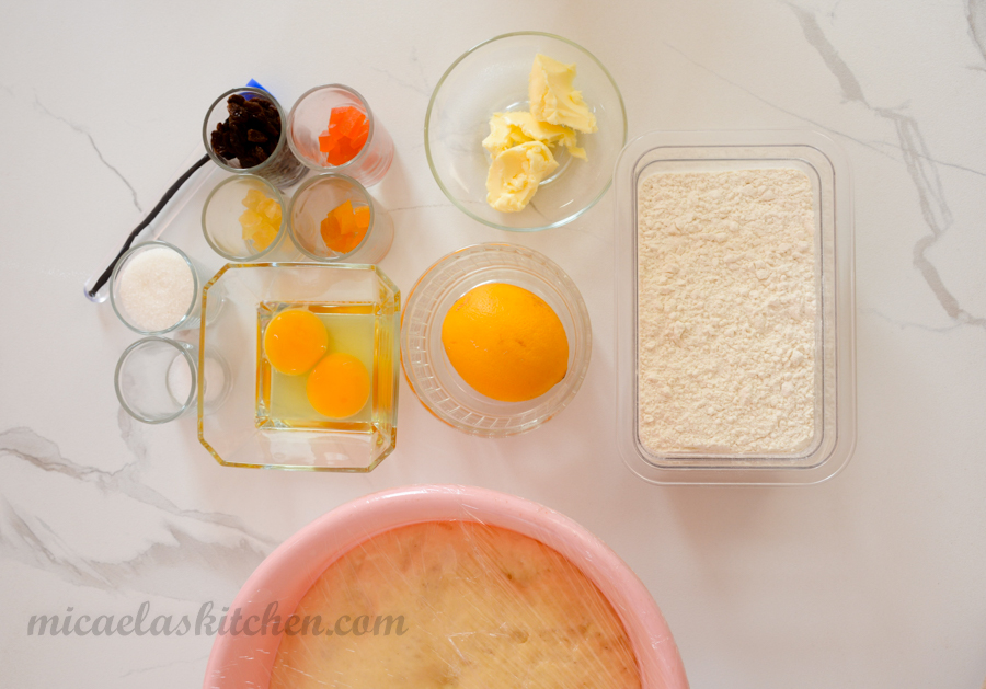 Ingredients and Tools Needed for Easy Panettone Recipe