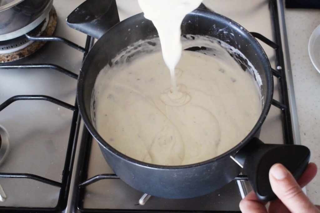 How to make Parmesan sauce.