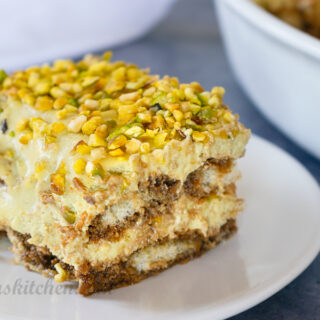 Irresistible Pistachio Tiramisu Recipe, No Eggs Required