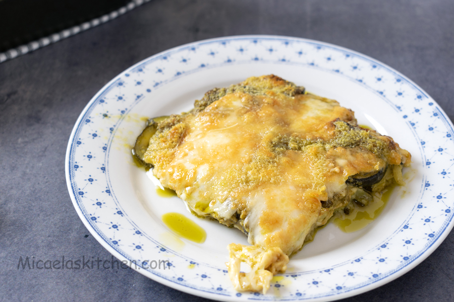 White Zucchini Parmigiana