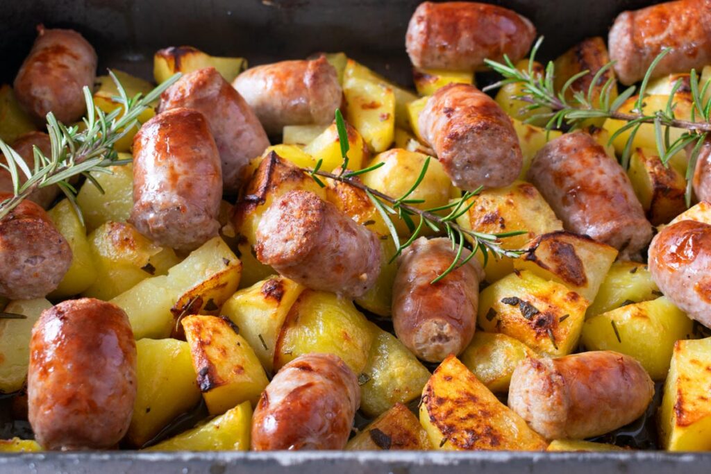 Baked Potatoes and Sausage: The Secret to Creamy Potatoes and Perfect Sausage