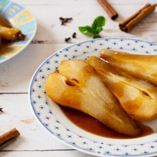 Marsala Caramelized Pears