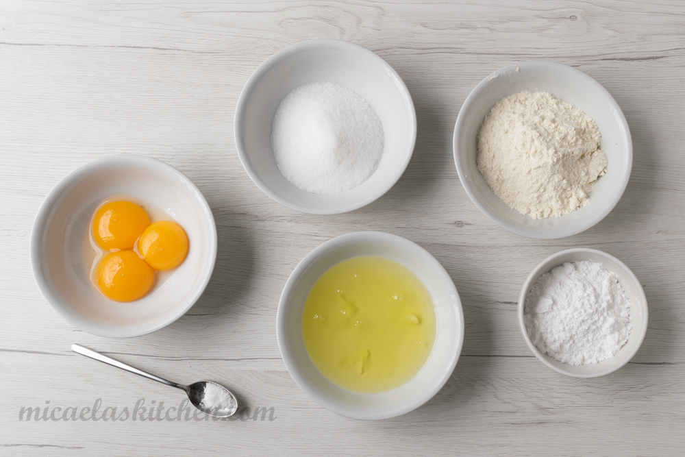 Homemade Ladyfinger Ingredients