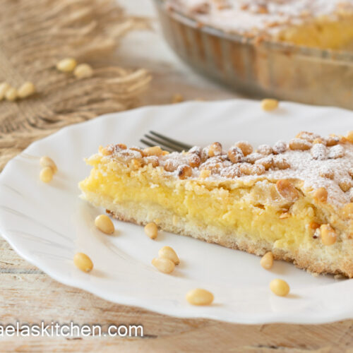 Easy TORTA della NONNA Cake — The Best Grandma's Custard Pie Recipe!