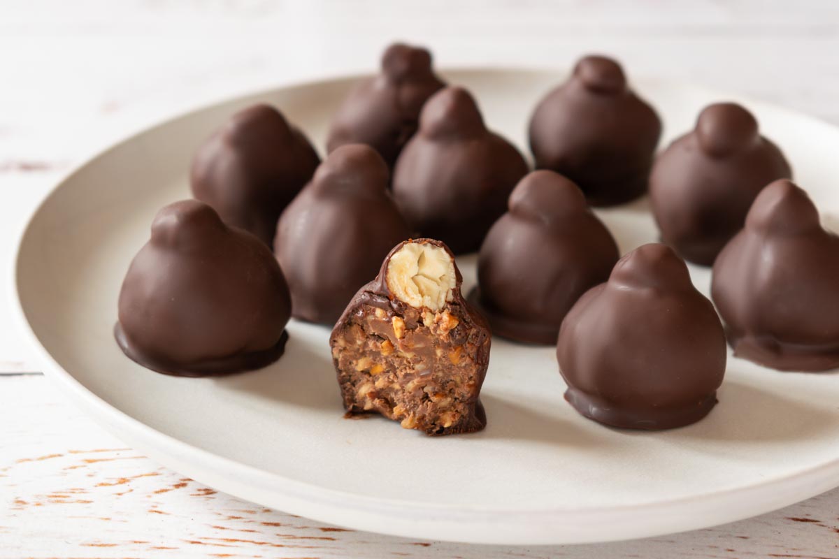 Homemade Baci Perugina Chocolates — No Molds Required!